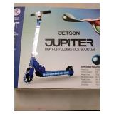 JETSON Jupiter Kick Scooter for Kids, LED Light-up Scooter, Adjustable Handlebar, Rear Brake, Lightweight Design