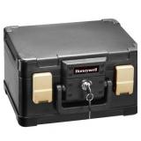 Honeywell 0.15 cu. ft. Waterproof 30-Minute Fire Chest with Key Lock, 1102