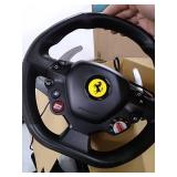 Thrustmaster - T80 Ferrari 488 GTB Edition Racing Wheel for PlayStation 4 and Windows - Black