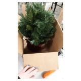 Miniature pre-lit Christmas Tree