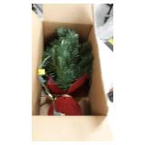 Miniature pre-lit Christmas Tree