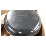 12 inch Black Green pan Skillet