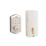 Honeywell Electronic Deadbolt- Satin Nickel