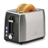 Toastmaster 2-Slice Fast Toast Toaster, Black