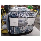 Pacific Coast Textiles 8 Piece Embellished Reversible Comforter Set, Karina, King
