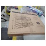 Position & Lock Baby Gate, Pressure-Mounted, Farmhouse Collection
