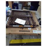 Position & Lock Baby Gate, Pressure-Mounted, Farmhouse Collection