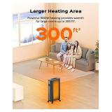 Dreo Radiator Heater, 2021 Upgrade 1500W Electric Portable Space Oil Filled Heater with Remote Control, 4 Modes, Overheat & Tip-Over Protection, 24h Timer, Digital Thermostat, Quiet, Indoor