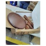 Decor Therapy Side Table, Honey Nut