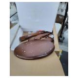 Decor Therapy Side Table, Honey Nut