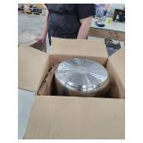 T-fal C99863 Stainless Steel Oven Safe Dishwasher Safe PFOA Free Stock Pot Cookware, 12-Quart, Silver