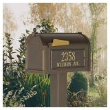 Whitehall Premium Mailbox Package - French Bronze,Extra Large