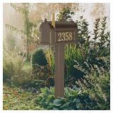 Whitehall Premium Mailbox Package - French Bronze,Extra Large