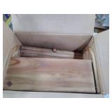 Lipper International Acacia Wood Rolltop Bread Box, 16" x 10-3/4" x 7"