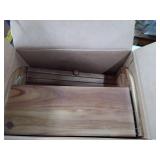 Lipper International Acacia Wood Rolltop Bread Box, 16" x 10-3/4" x 7"