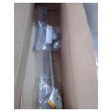Kenney Kendall Standard Decorative Window Curtain Rod, KN71716, 28-48" (71cm-122cm), 5/8" (15.8mm) diameter, Brushed Nickel