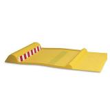 Maxsa 37356-RS Park Right 21" x 11" x 2" Parking Mat, Yellow