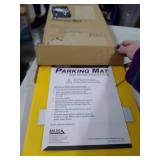 Maxsa 37356-RS Park Right 21" x 11" x 2" Parking Mat, Yellow