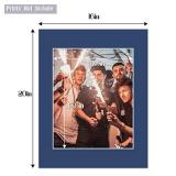 Golden State Art, Pack of 25, Acid-Free Mixed Colors Pre-Cut 16x20 Picture Mat for 11x14 Photo with White Core Bevel Cut Frame Mattes