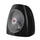 Vornado MVH Vortex Heater with 3 Heat Settings, Adjustable Thermostat, Tip-Over Protection, Auto Safety Shut-Off System, Whole Room, Black