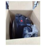 Vornado MVH Vortex Heater with 3 Heat Settings, Adjustable Thermostat, Tip-Over Protection, Auto Safety Shut-Off System, Whole Room, Black