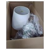 JONATHAN Y JYL3005B Penelope 22" Chinoiserie Classic LED Lamp, Green/White Cottage for Bedroom, Living Room, Office, Coffee Table, 1 Light