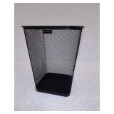 Mind Reader Square Mesh Garbage Waste Basket Recycling Bin Set, 2 Piece