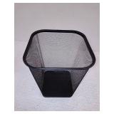 Mind Reader Square Mesh Garbage Waste Basket Recycling Bin Set, 2 Piece