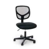 OFM Essentials Collection Mesh Back Office Chair, Armless, in Black (ESS-3000)