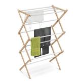 Honey Can Do Wooden Laundry Drying Rack