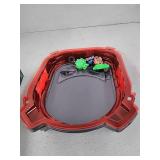 Beyblade Burst Turbo Slingshock Rail Rush Battle Set-- Complete Set with Burst Beystadium, Battling Tops, & Launchers, Age 8+