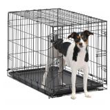 MidWest Single Door iCrate Metal Dog Crate, 30"