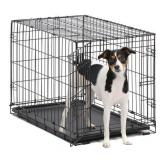 MidWest Single Door iCrate Metal Dog Crate, 30"