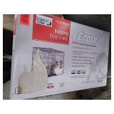 MidWest Single Door iCrate Metal Dog Crate, 30"