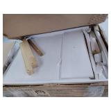 Walker Edison 1 Drawer Solid Wood Nightstand in White