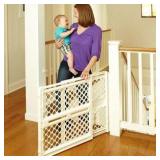 North States Supergate Baby/Child Safety Pet Gate - Ivory 8629