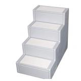 Pet Gear Easy Step IV Pet Stairs, 4-Step for Cats/Dogs, Portable/Lightweight, Sturdy