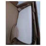 KOHLER K-84591-47 Well Worth Toilet Tank Cover, Almond