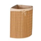 Honey Can Do Wicker Corner Laundry Hamper
