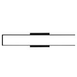 Ashley Harbour Zurich Integrated LED Matte Black Vanity Light