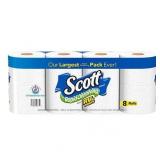Scott Rapid-Dissolving Toilet Paper, 48 Rolls, Bath Tissue (6 packs of 8 rolls)