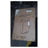 Cream White Trash Can