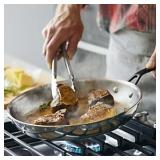 KitchenAid Polished Stainless Steel 12" Fry Pan