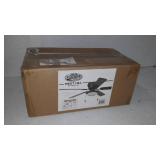 portage bay 50251 hugger 52" matte black west hill ceiling fan with bowl light kit