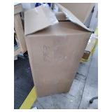 Ghost/Square Chair Back With Clear Barstool Base