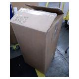Ghost/Square Chair Back With Clear Barstool Base