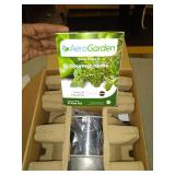 AeroGarden - Harvest Elite 360 6-Pod with Gourmet Herb Seed Pod Kit - Platinum Stainless