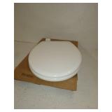 Mayfair Slow Close Round White Molded Wood Toilet Seat
