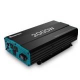 Renogy 2000W 12V Pure Sine Wave Battery Converter, ETL Listed with Built-in 5V/2.1A USB port and AC Hardwire Port Solar Power Inverter