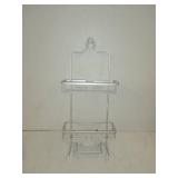 Shower Caddy Basket Shelf with Hooks,Home NeverRust Rustproof Aluminum Shower Caddy, Satin Chrome